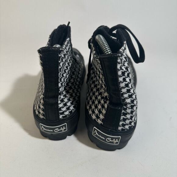 Jessica Carlyle Herringbone High Top Sneakers - Picture 7 of 11